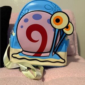 Colorful Snail Character Backpack